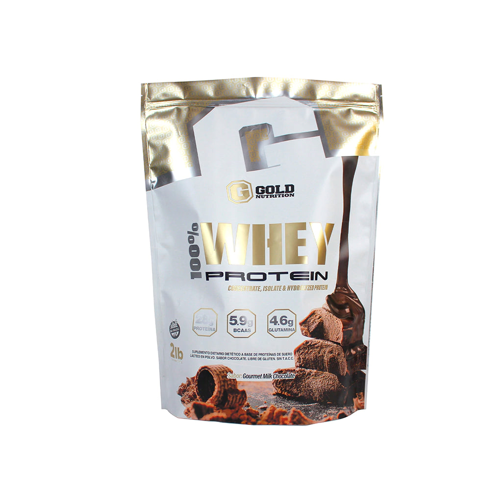 100% Whey Protein Gold Nutrition Chocolate 2.0 Lb (907 Gr)
