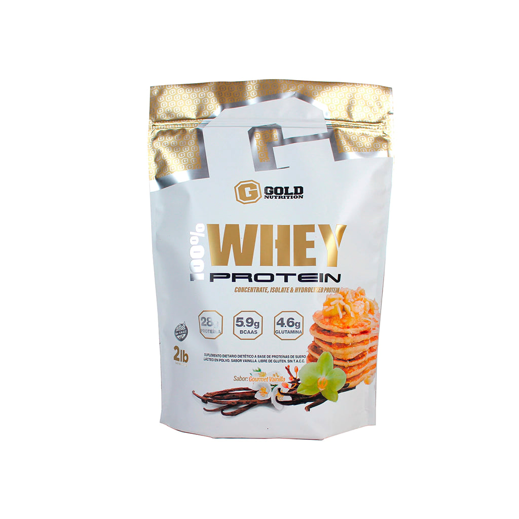 100% Whey Protein Gold Nutrition Vainilla 2.0 Lb (907 Gr)
