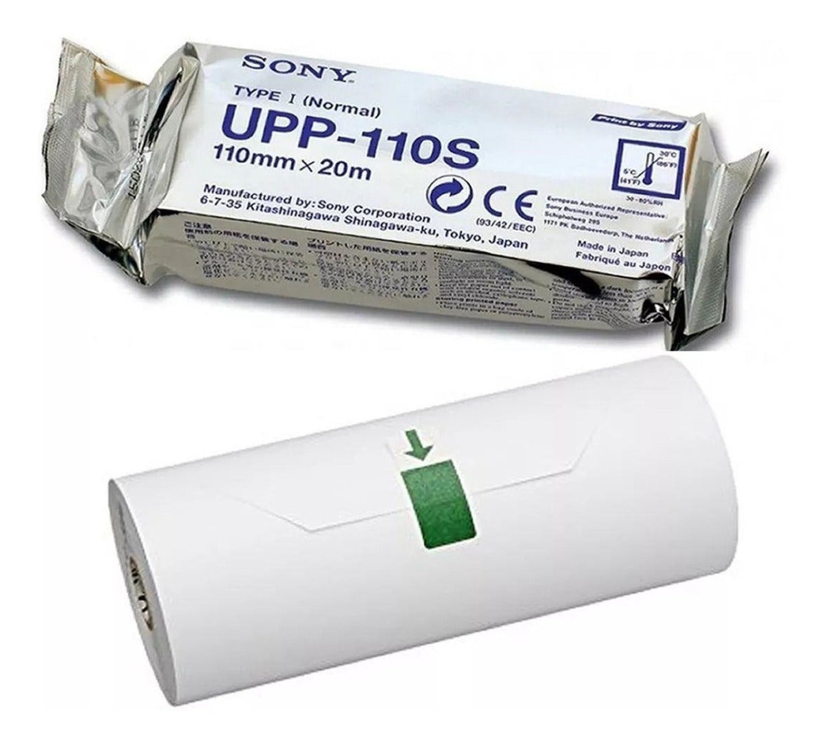 Papel Ecografico Videoprinter Upp 110 S Sony X 10 Rollos