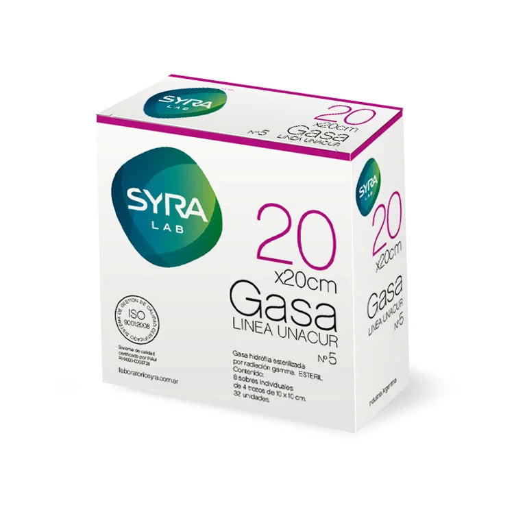 Gasa Esteril Syra N5 30x30 (3 Cajas)