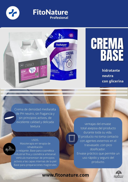 Crema Base Doy Pack 1Kg Fitonature